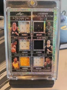2022 Leaf ITGU Olajuwon-Garnett-Wilkins-Parker-Magic-Giannis #LR-18 /15 SSSP - Picture 1 of 6