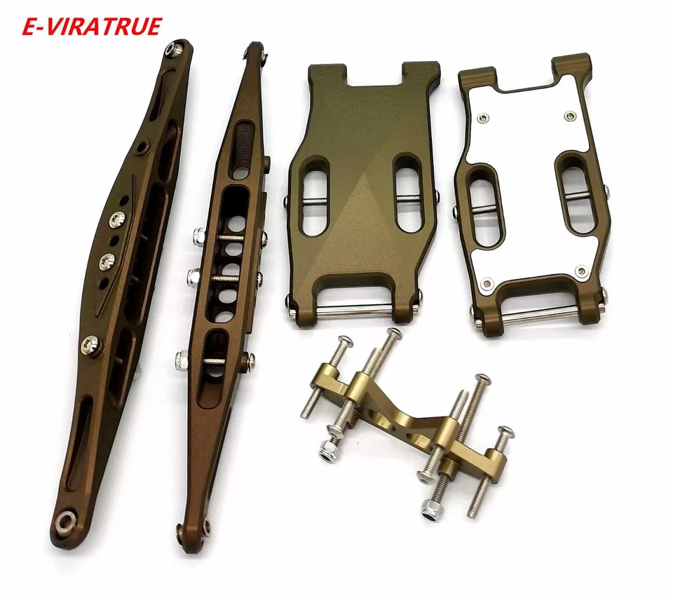 E-VIRATRUE7075Alu Suspension Arms&Rear Trailing Arms For Losi Hammer Rey U4 1/10 - Image 1 of 1