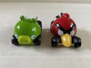 Hot Wheels ANGRY BIRDS diecast toy cars RED BIRD & MINION PIG Rovio 2012 Mattel - Picture 1 of 5