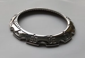 Swatch Scuba 38.4 mm metalic color bezel bisel watch spare part vintage - Imagen 1 de 4