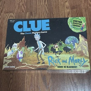Clue Rick Morty Back In Blackout Classic Mystery Game Adult Swim Factory Sealed - Picture 1 of 20