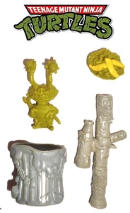 Teenage Mutant Ninja Turtles 1990 MUCKMAN JOE EYEBALL complete weapons lot gun - Picture 1 of 1