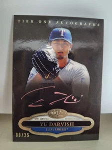 [Limited to 25 pieces] Topps Tier one Yu Darvish autograph card - Picture 1 of 2