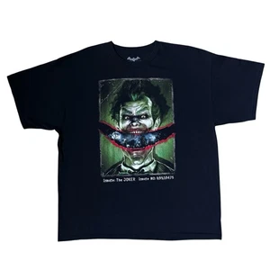 Camiseta Batman Arkham Asylum Joker Preso XXL DC Comics Camiseta Gráfica Negra - Imagen 1 de 6