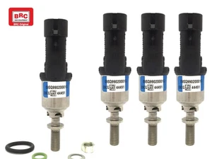 4 Stück BRC Einspritzdüse Injektor Gasdüse LPG blau Max  MTM Autogas GPL Sequent - Picture 1 of 5