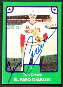 (1) Tim Crews 1984 TCMA #10 RC Rookie Auto Autograph EXTREMELY RARE!!! 1st CARD! - Picture 1 of 2