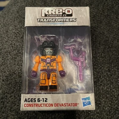 TRANSFORMERS Kre-O Orange Devastator megatron Kreo Botcon 2013 LTD LE Hasbro - Image 1 of 4