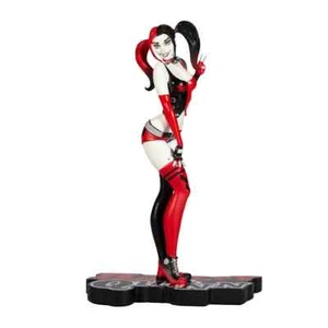 DC Harley Quinn Rojo Blanco Negro por J. Scott Campbell Estatua 1:10 TOTALMENTE NUEVA - Imagen 1 de 10