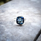 Wspaniały tanzanit Kamień szlachetny 925 Srebro szterlingowe Ręcznie robiony pierścionek Wszystkie rozmiary