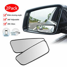 2Pcs Blind Spot Mirrors Round Hd Glass Convex 360Â° Side Rear View Mirror for Car