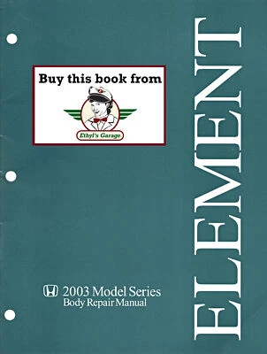Honda Element 2003 carrocería taller manual de servicio de reparación BRM Foto 1 de 2