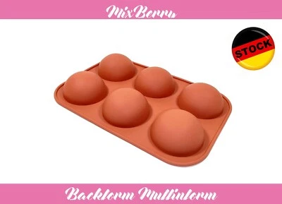 ✅ Silikon Halbkugel Backform Törtchen Kuchen Mulden Törtchenform Kuchenform - Bild 1 von 4