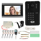 1080P HD Wired Video Doorbell Door Phone Intercom Entry System 7 Inch IPS