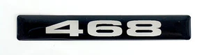 468 Cubic Inch Emblem (B) Standard SATIN - Picture 1 of 2
