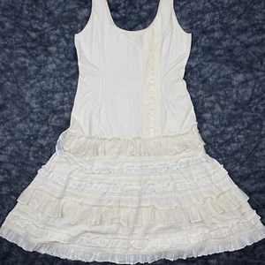 NWT Yantha Nataya Edwardian Fancy Embroidery Dress Womens Size L Tea  Wedding - Picture 1 of 12