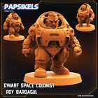 Dwarf Space Colonist Roy BarDagul | Skull Hunters V Space Rambutan | Sci-Fi Mini
