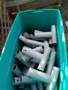 Bestway/Coleman Power Steel Pool T-Joint T-post GREY Long - Picture 1 of 7