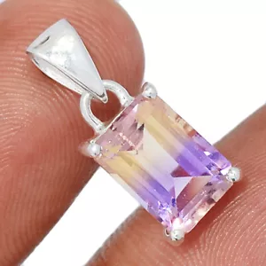 Natural Ametrine 925 Sterling Silver Pendant Jewelry CP56539 - Picture 1 of 1