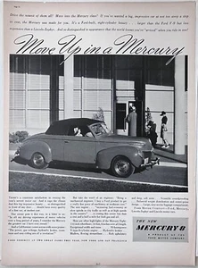 1947 magazine ad for Mercury - Move Up, Mercury 8 convertible photo - Picture 1 of 1