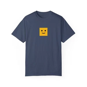 Classic Minifigure Smile - Unisex Garment-Dyed Comfort Colors T-Shirt - Picture 1 of 25