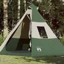 Produktbild - Campingzelt 7 Personen Grün 350x350x280 cm 185T Taft