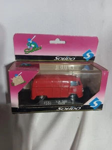 NEW IN THE BOX RED 1/43  Solido (France) VW BUS VAN COMBI POMPLER #4535 #2 - Picture 1 of 1