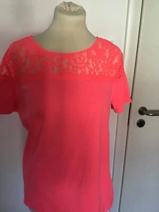 Top, Shirt, pink mit Spitze Gr.L - Bild 1 von 5