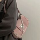 Zipper Ladies Sling Bags Pink Underarm Bag Casual Fashion Shoulder Bag