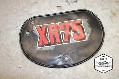 Honda XR75 1973 cubierta lateral izquierda 0738.zu Foto 1 de 3