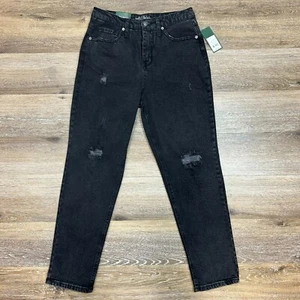 Wild Fable Women's High Rise Distressed Tapered Mom Jeans Size 8 NWT - Picture 1 of 9