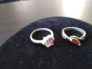 Anillos de plata de ley para mujer .925 ~2 - Imagen 1 de 20