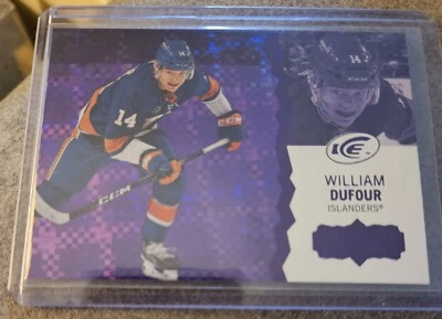 2023-24 Upper Deck Ice William Dufour Rookie Purple #112 - New York Islanders  - Image 1 of 2