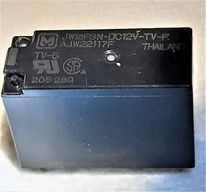 Matsushita JW1aFSN-DC12V-TV-F Relais, 12VDC mit TV-5 Bewertung (10Amp Kontakte) - Bild 1 von 4