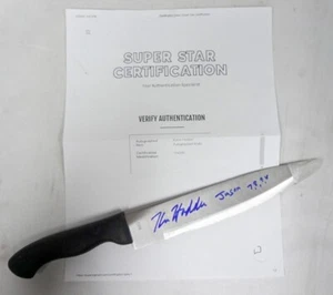 Authentic Friday the 13th Jason Voorhees Kane Hodder Autographed Knife w/ COA! - Picture 1 of 15