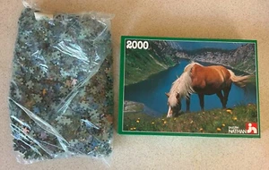 HORSE IN MOUNTAIN (Nathan) -- 2000 Piece Jigsaw Puzzle -- SEALED BAG - Picture 1 of 2