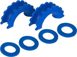 D Ring/Shackle Isolator Kit,1 Pair Blue D-Ring Isolator and 4 Pcs Washers Dring - Picture 1 of 7