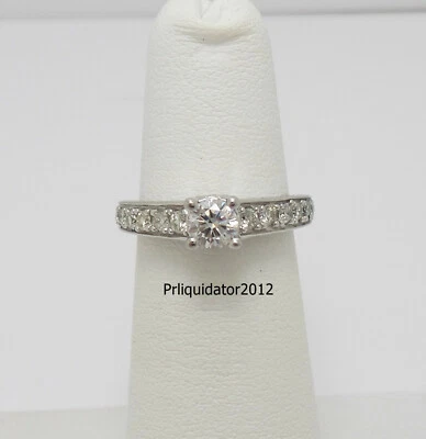 1/2CT Natural Diamond Anniversary Engagement Wedding Bridal Ring 10K White Gold - Image 1 of 4