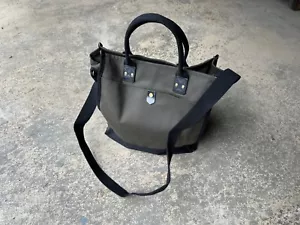 Rare Billykirk Canvas/Leather Shoulder Messenger Bag - Olive Green - NWOT USA - Picture 1 of 6