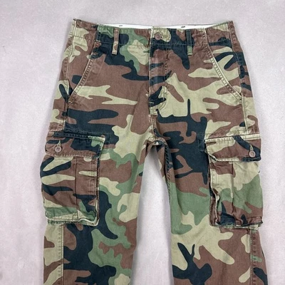 Pantalones Levis Para Hombres 30x28 Camuflados Carga Ejército Utilidad Sueltos Trabajo Militar (Etiqueta29x32) Foto 1 de 4