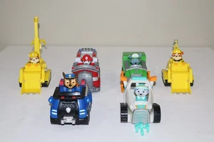 Paw Patrol Lot of 6 Vehicles & 6 Figures Rubble Rocky Chase Marshall Everest - Bild 1 von 15