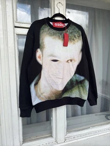 032C Rare Face Sweatshirt Designer All over print y2k - Bild 1 von 8