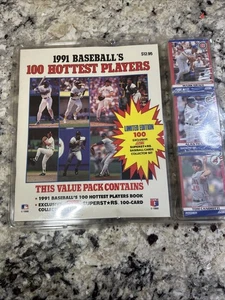 1991 Baseballs 100 Hottest Players Value Pack - Picture 1 of 15
