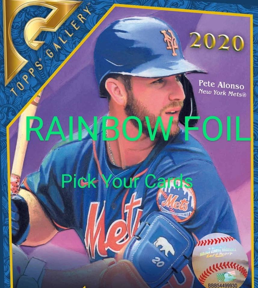 2020 Topps Gallery RAINBOW FOIL / AUTO PICK YOUR Cards - Image 1 of 1