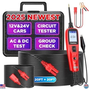 KFZ Stromkreistester 12-24V, Digital Multimeter & 20FT Kabel, Kurzsucher - Bild 1 von 7