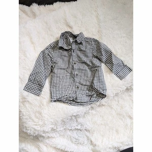 Carter's 100% Blue Green White Button Down Long Sleeve Shirt Size 18 Months - Picture 1 of 5