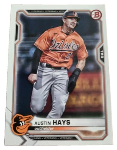 2021 Bowman #50 Austin Hays Baltimore Orioles MLB Baseball Card (J6 - Picture 1 of 2