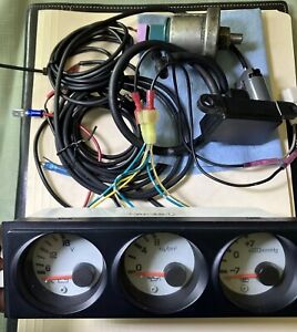 JDM Nissan Silvia S14 240sx 95-98 white triple gauges.  With Sensors & Wiring.