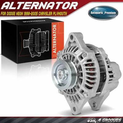 New Alternator for Dodge Neon 1998-2005 Chrysler Plymouth L4 2.0L 85 Amp CW 12V - Image 1 of 4