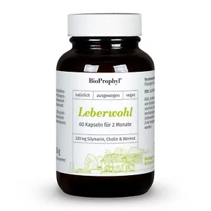 BioProphyl Leberwohl | Mariendistelextrakt mit Silymarin u. Cholin | 60 Kapseln - Bild 1 von 4