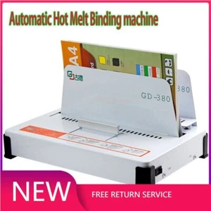GD380 Automatic Hot Melt Binding machine A3 A4 A5 Book Envelope Binder 220V - Picture 1 of 7